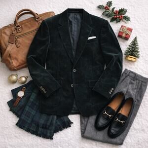 Yves Saint Laurent  Velvet Sport Coat Made in France